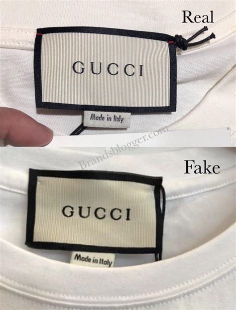 gucci fake shirt|authentic gucci tag.